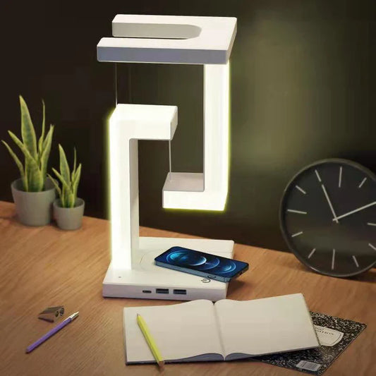 Anti-Gravity Wireless Charging Lamp – Stylish Floating Light